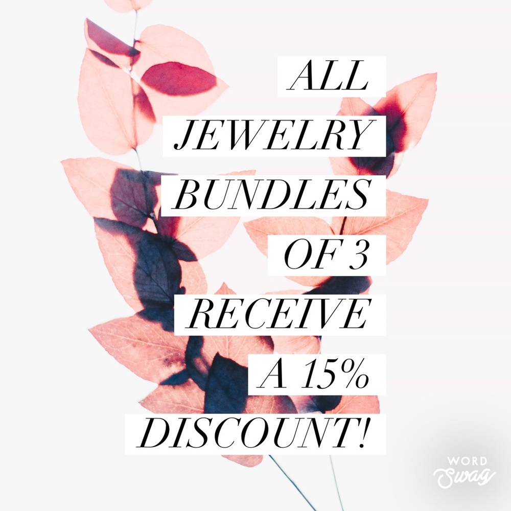 Discount on bundled jewelry!